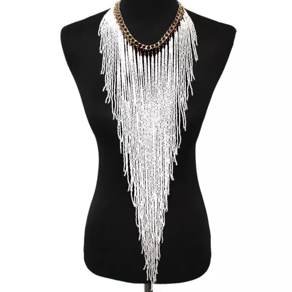 Bohemian Hand Beaded Queen Bib Necklaces - Picture 2 of 6